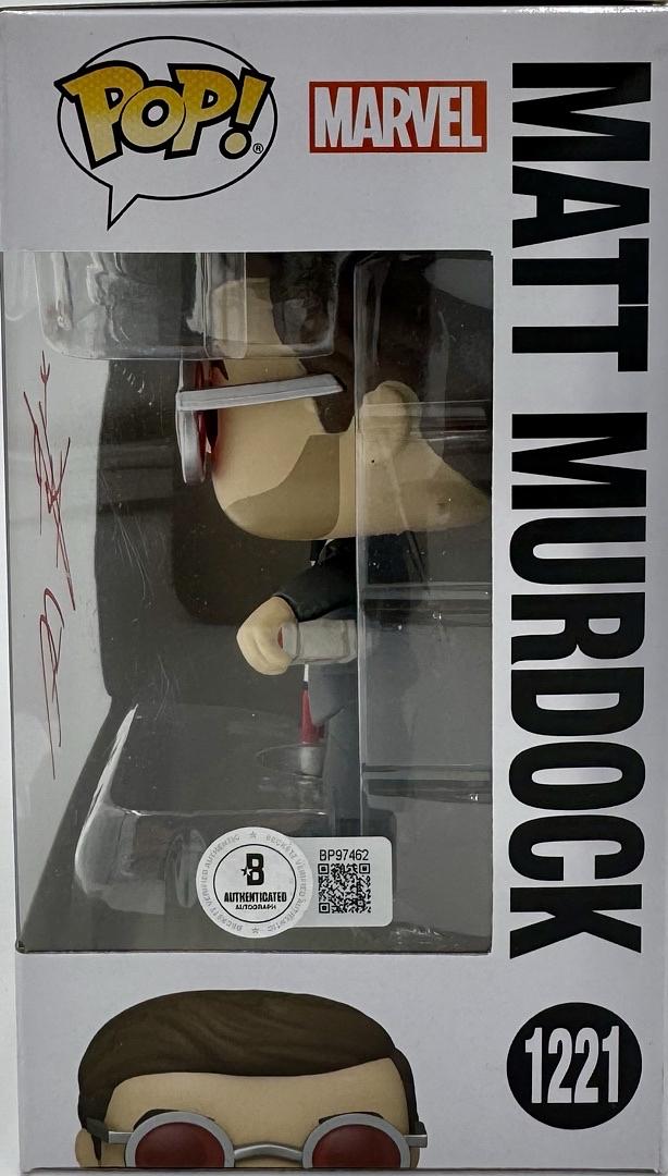 Charlie Cox Signed Funko Pop #1221 Matt Murdock (Daredevil) - Beckett COA