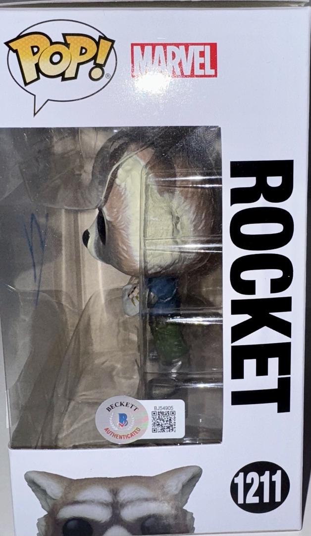 Bradley Cooper Signed Funko Pop #1211 "Rocket Raccoon" (GOTG) - Beckett COA #05