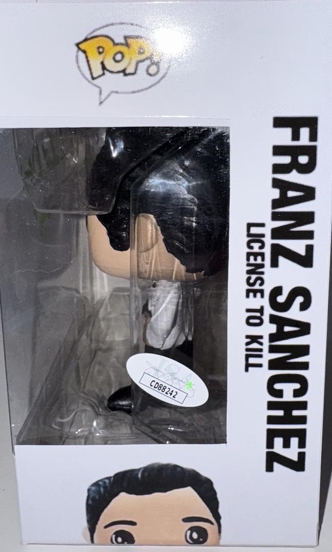 Robert Davi Signed Funko Pop "Franz Sanchez" (James Bond 007) w/Inscription - JSA COA #5