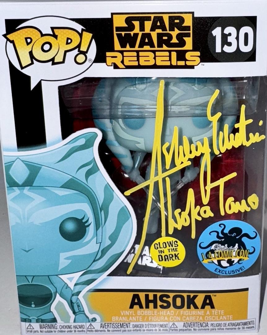 Ashley Eckstein Signed Funko Pop #130 "Ahsoka" (Star Wars Rebels) - Official Pix