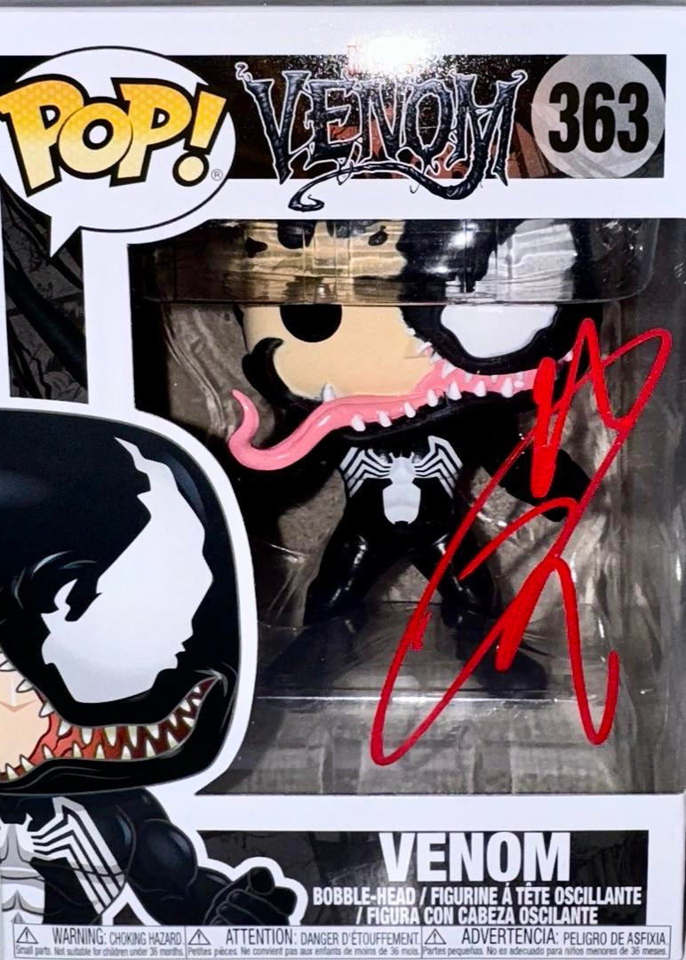 Tom Hardy Venom Signed Funko Pop #363 "Venom" Marvel - Beckett COA