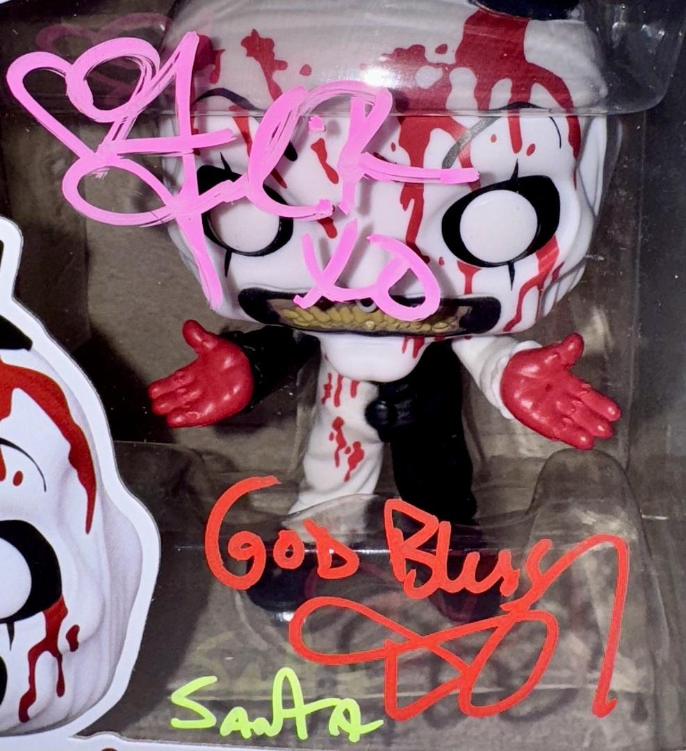 Daniel Roebuck Signed Funko Pop #1592 "Art The Clown" (Terrifier) w/Inscription - SWAU #01