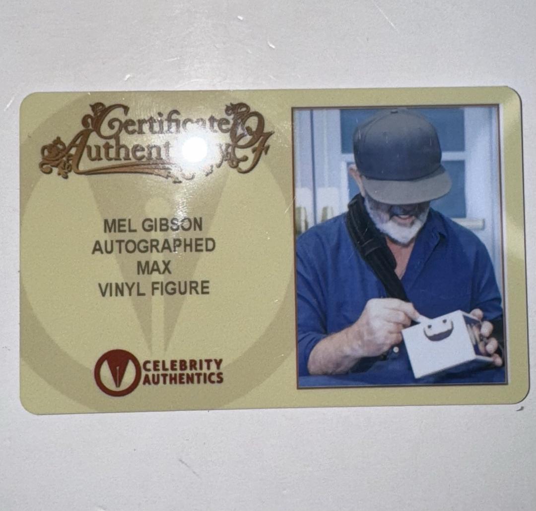 Mel Gibson Signed Funko Pop #1469 "Mad Max" (Yellow Ink) - Celebrity Authentics #4
