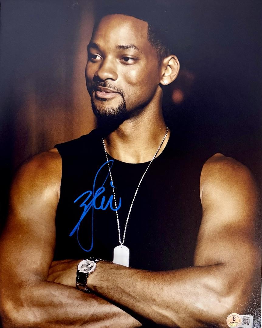 Will Smith Signed Signed 11x14 Photo (Independence Day) - Beckett COA