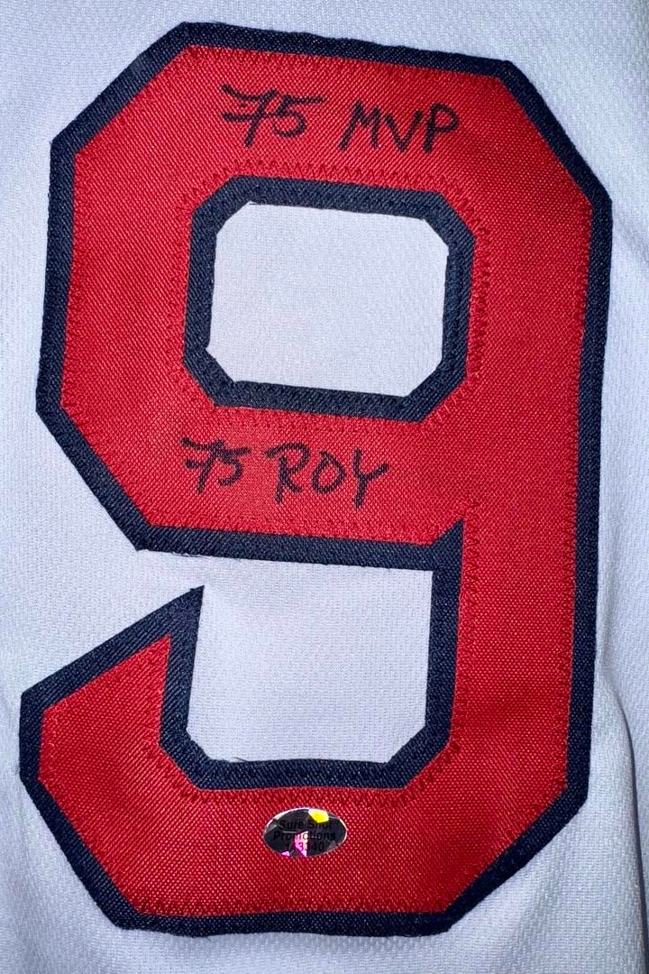 Fred Lynn Signed Custom Red Sox Jersey w/ "75 ROY & 75 MVP Inscription" - Sure Shot COA
