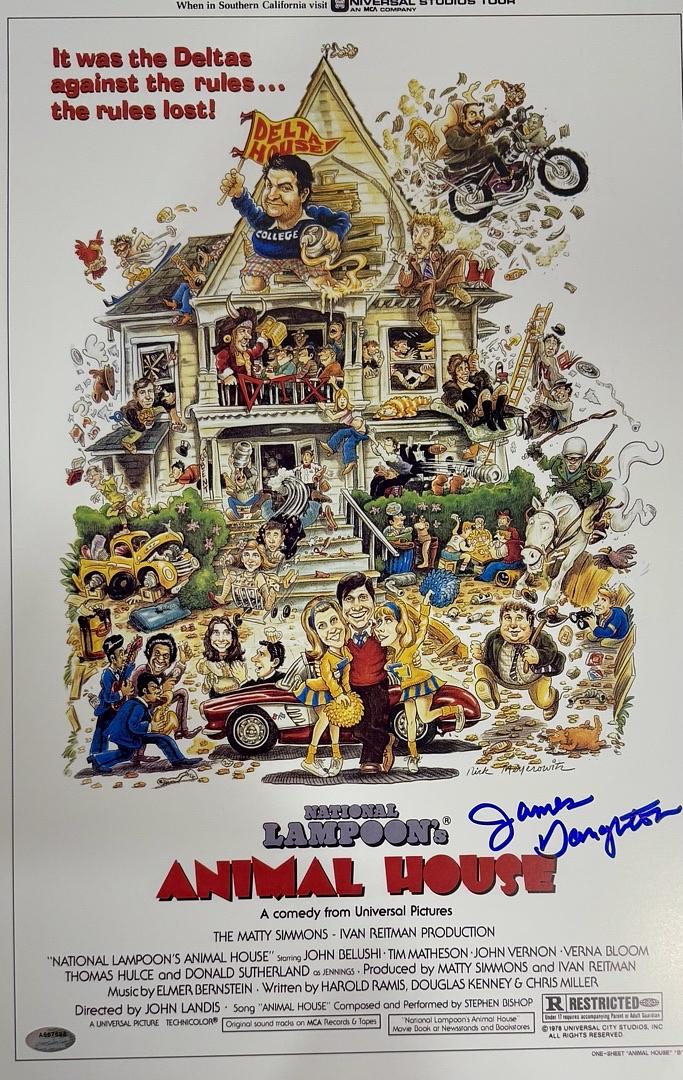 James Daughton Signed 11x17 Photo (National Lampoons Animal House) - Schwartz COA #03