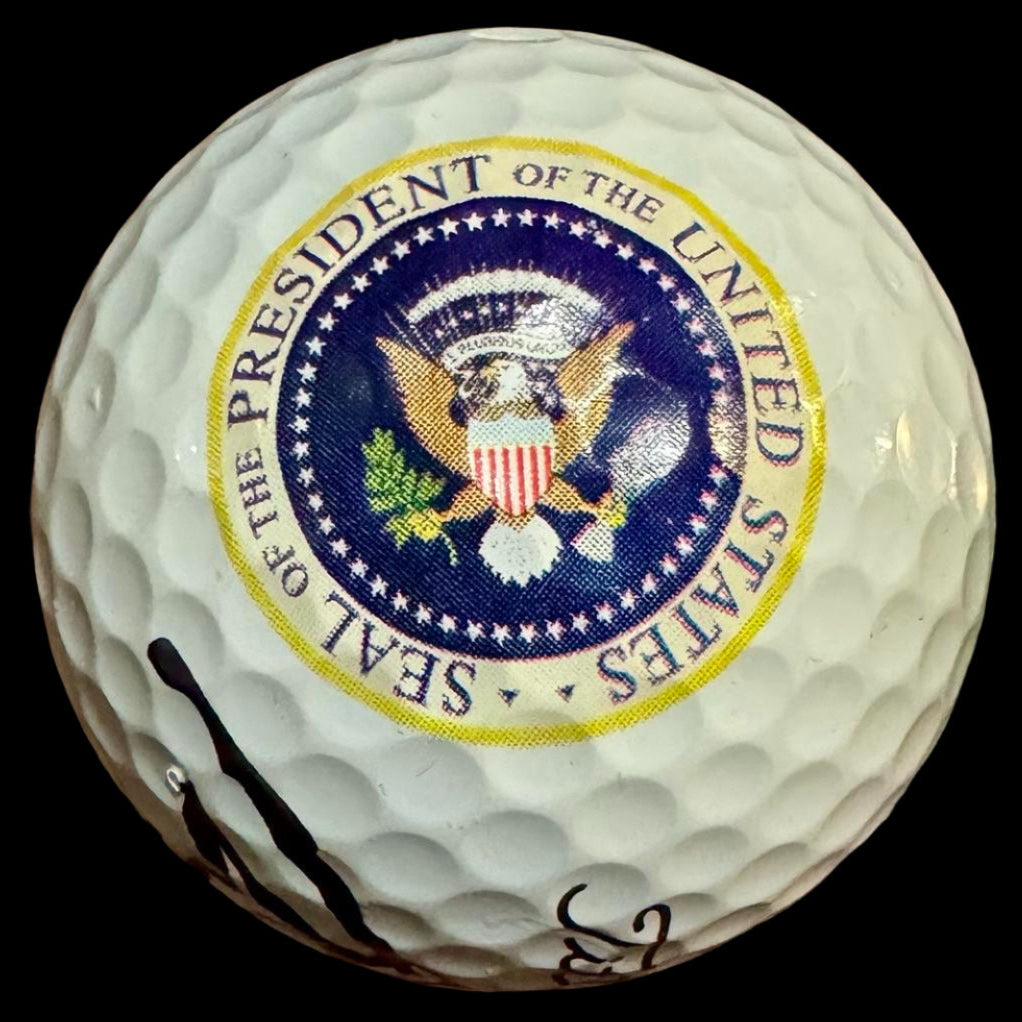 Ron DeSantis Signed Presidential Seal Golf Ball - Beckett COA #01