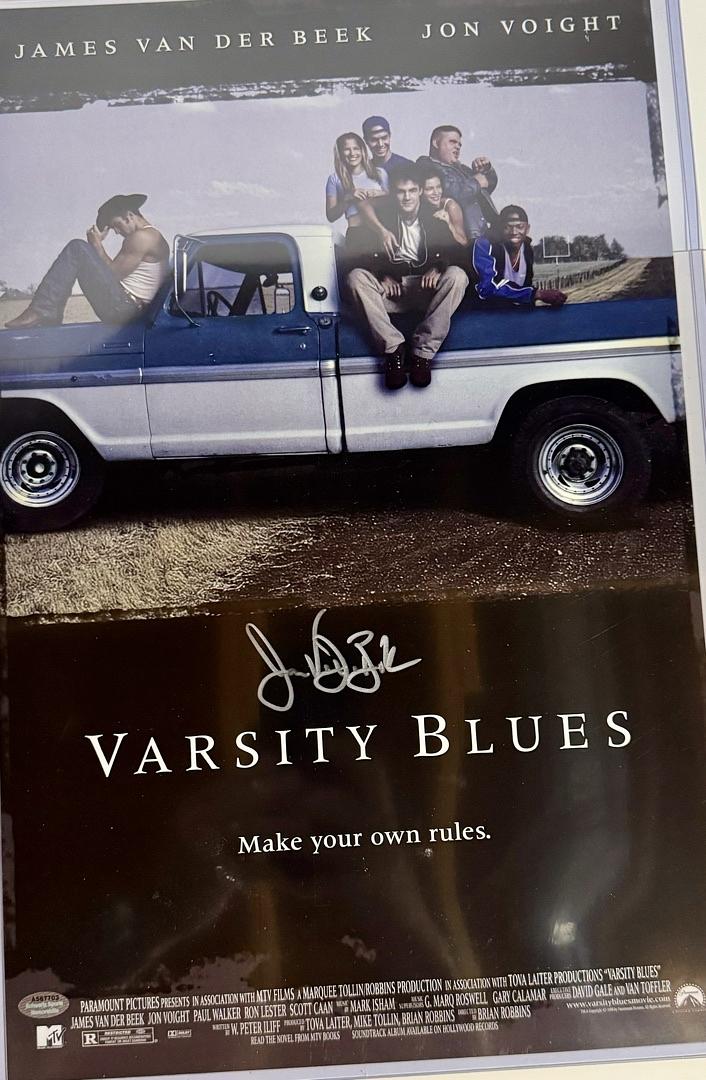 James Van Der Beek Signed 11x17 Photos (Varsity Blues) - Schwartz COA