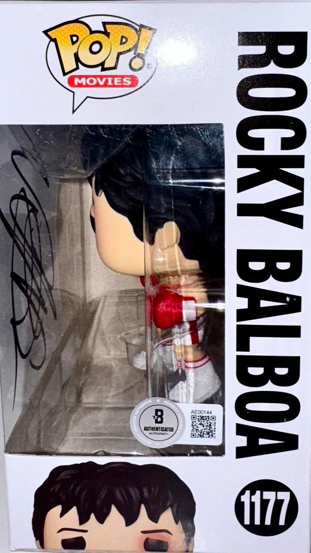 Sylvester Stallone Signed Funko Pop #1177 "Rocky Balboa" - Beckett COA with full letter of authenticity