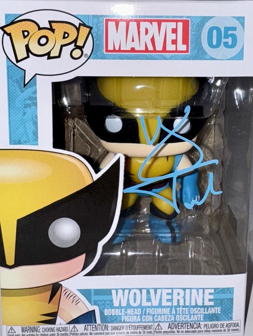 Hugh Jackman Signed Funko Pop #05 "Wolverine" Marvel - Celebrity Authentics