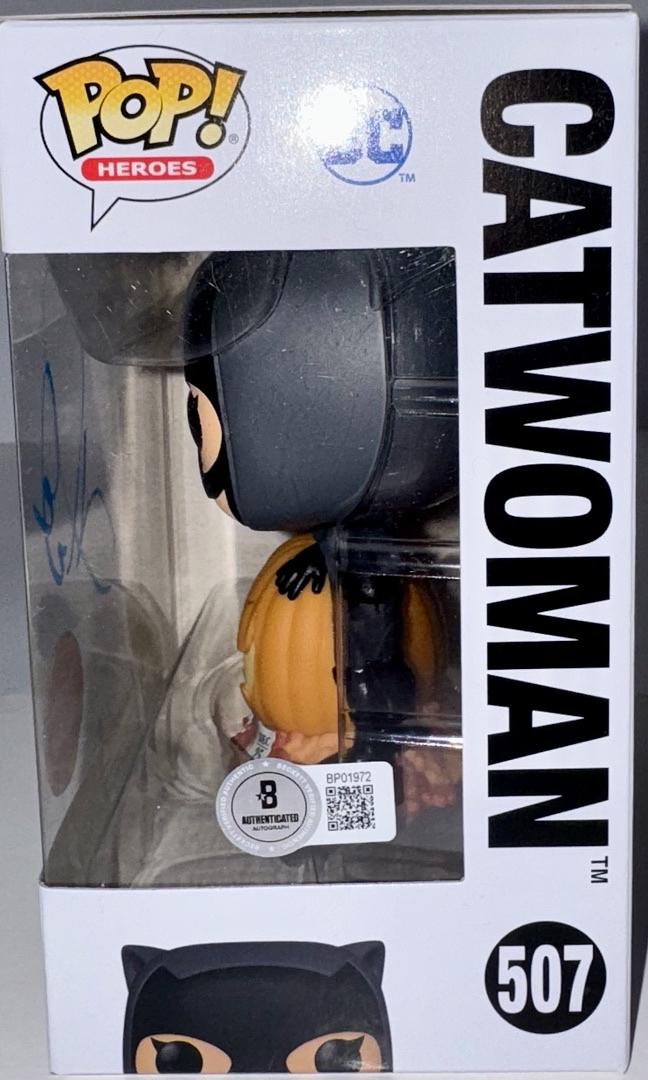 Halle Berry Signed Funko Pop #507 Catwoman (Blue Ink) - Beckett COA #2