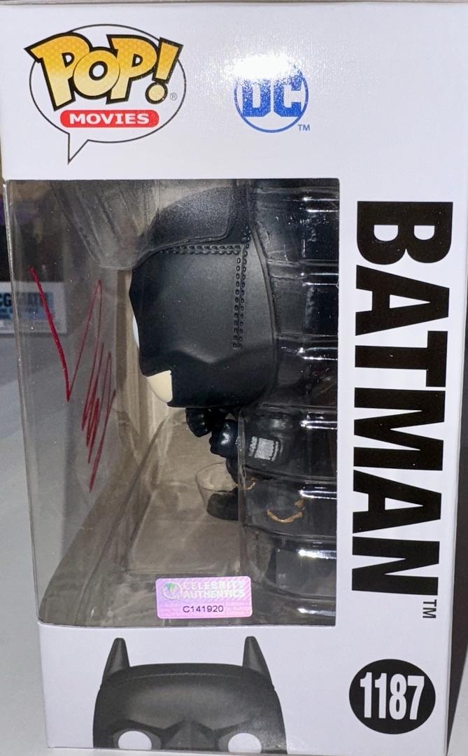 Robert Pattinson Signed Funko Pop #1187 The Batman - Celebrity Authentics