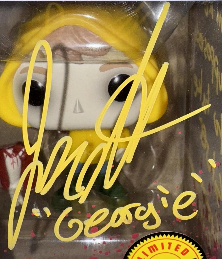 Jackson Robert Scott Signed Funko Pop #536 Chase Variant "Georgie Denbrough" (IT) w/Inscription - OCC Celebrity Marketing