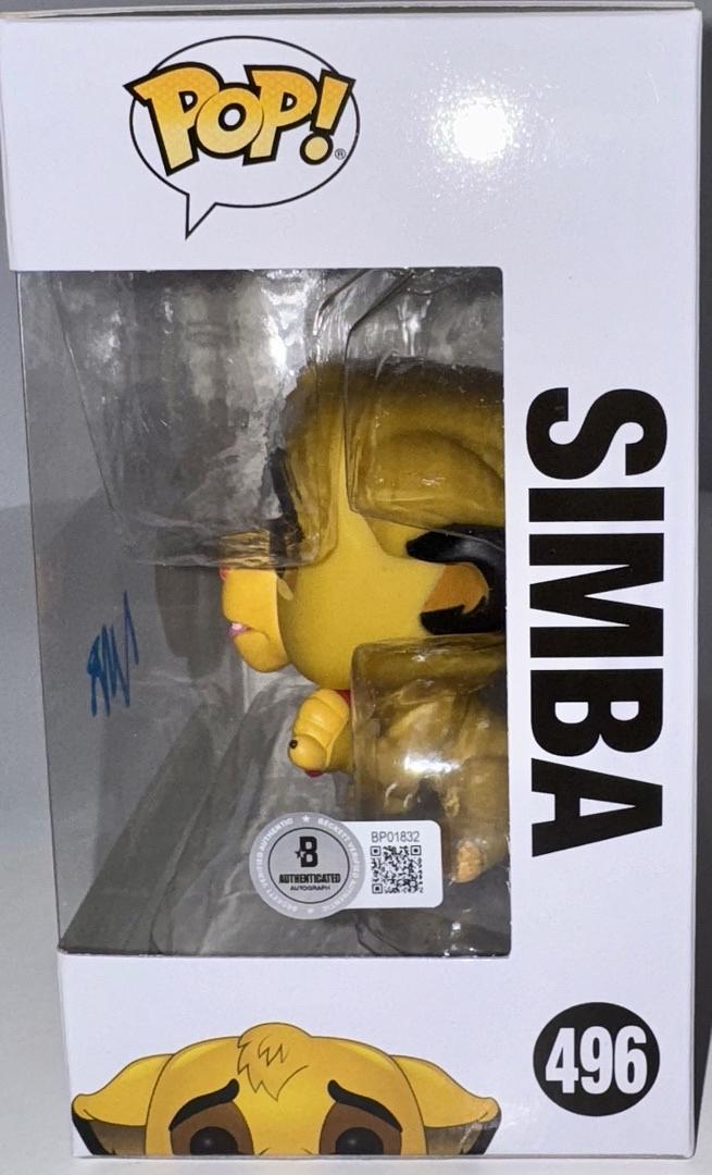 Matthew Broderick Signed Funko Pop #496 "Simba" (Lion King) - Beckett COA #01