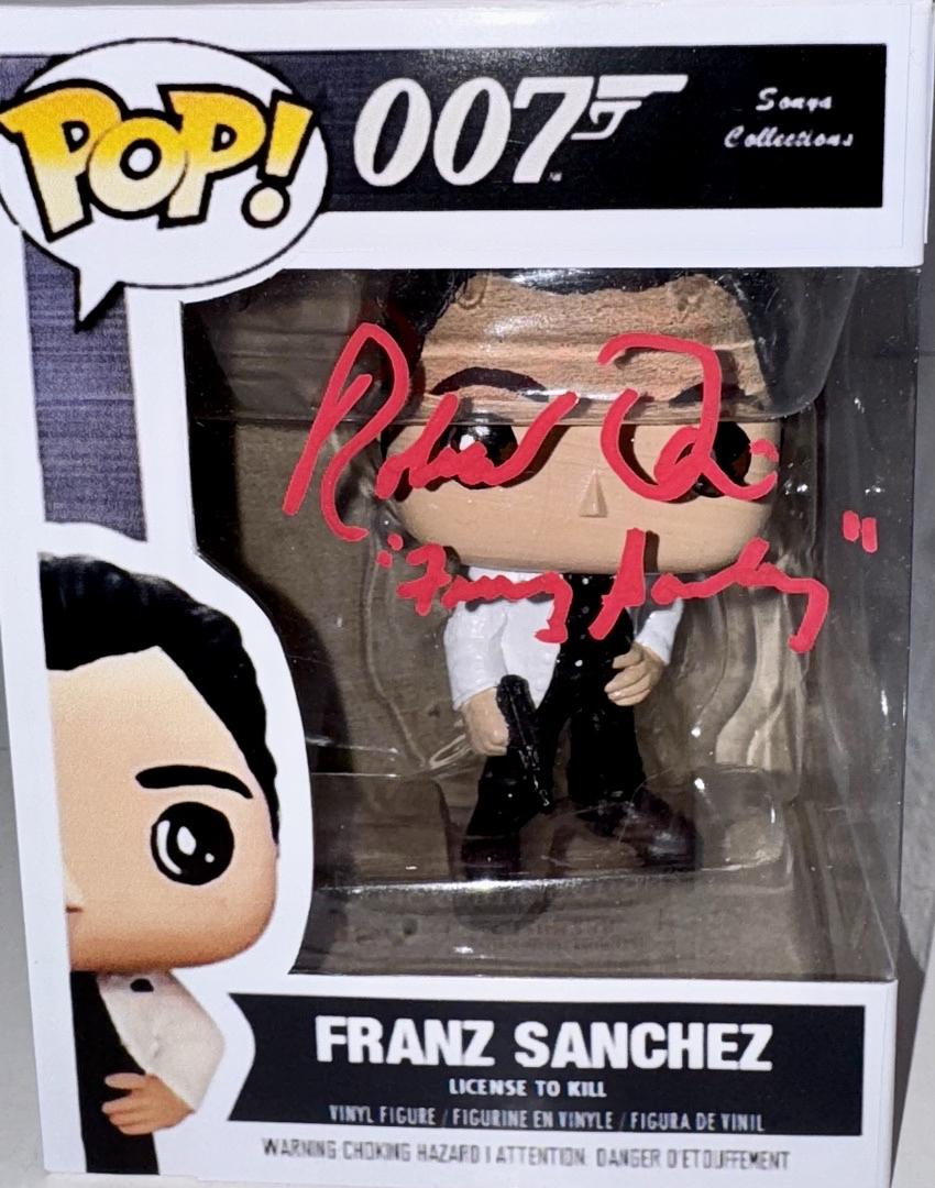 Robert Davi Signed Funko Pop "Franz Sanchez" (James Bond 007) w/Inscription - JSA COA #2