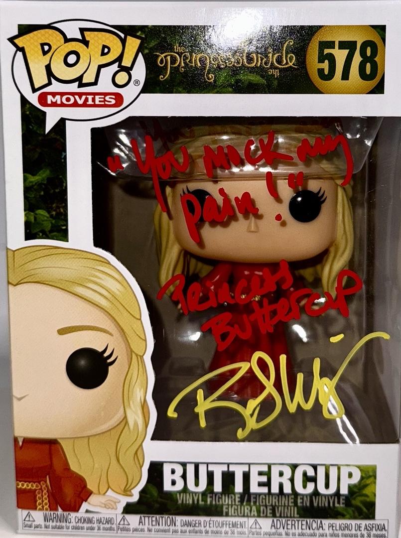 Robin Wright Signed Funko Pop #578 Buttercup (Princess Bride) w/quote and character name - JSA COA