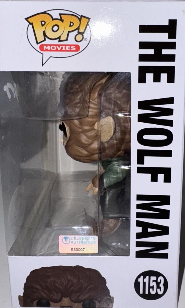 Benicio Del Toro Signed Funko Pop #1153 (The Wolf Man) - Celebrity Authentics