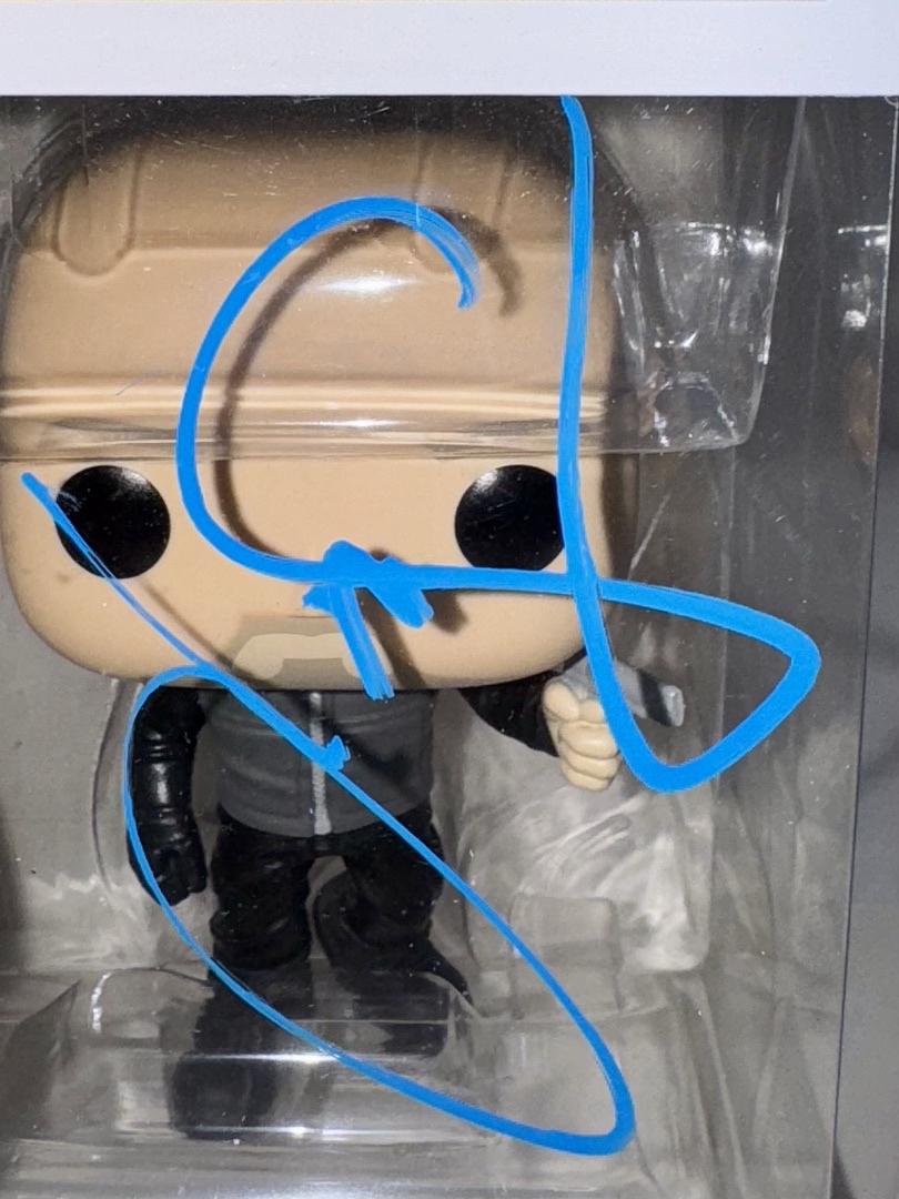Jason Statham Signed Funko Pop #920 Hobbs & Shaw *RARE* - Beckett COA #1