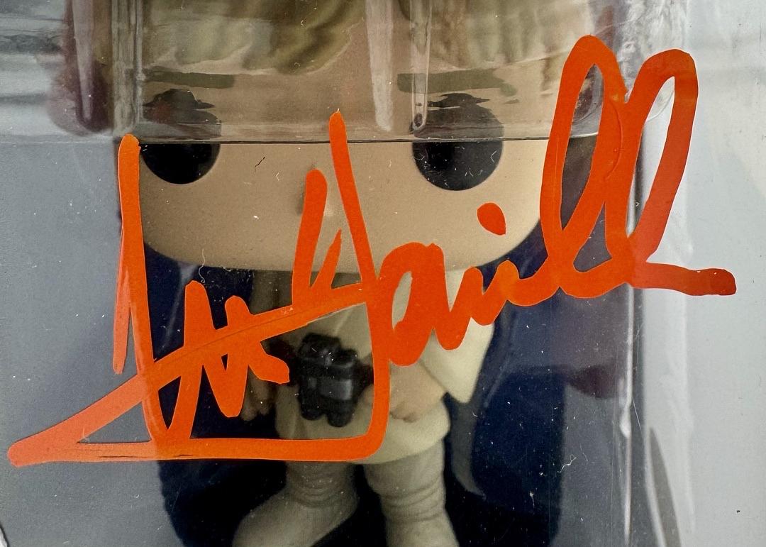 Mark Hamill Signed Funko Pop #594 Luke Skywalker (Star Wars) - JSA COA
