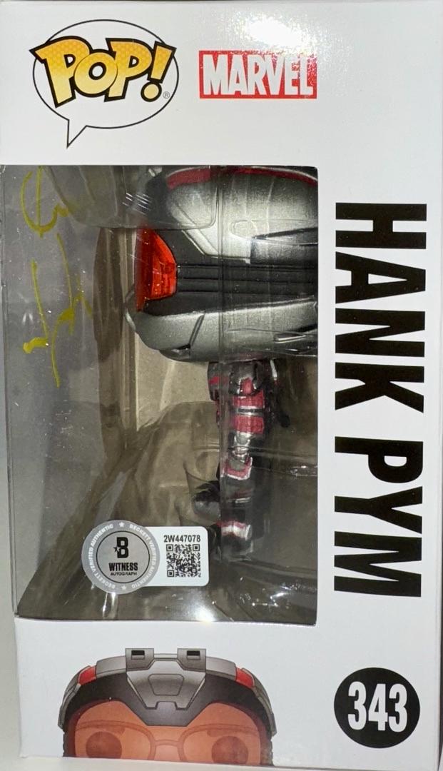 Michael Douglas Signed Funko Pop #343 "Hank Pym" (Ant-Man) - Beckett COA #03