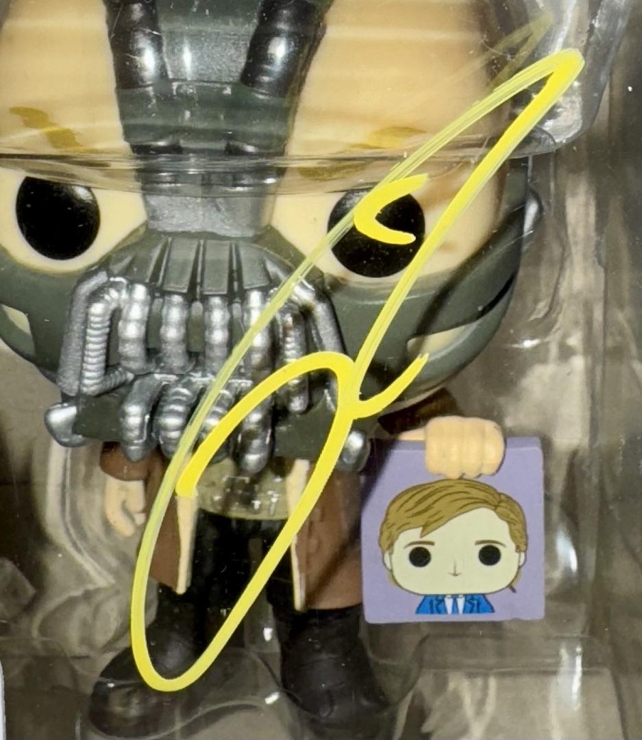 Tom Hardy Signed Funko Pop #533 "Bane" (Dark Knight Rises) - Beckett COA #02