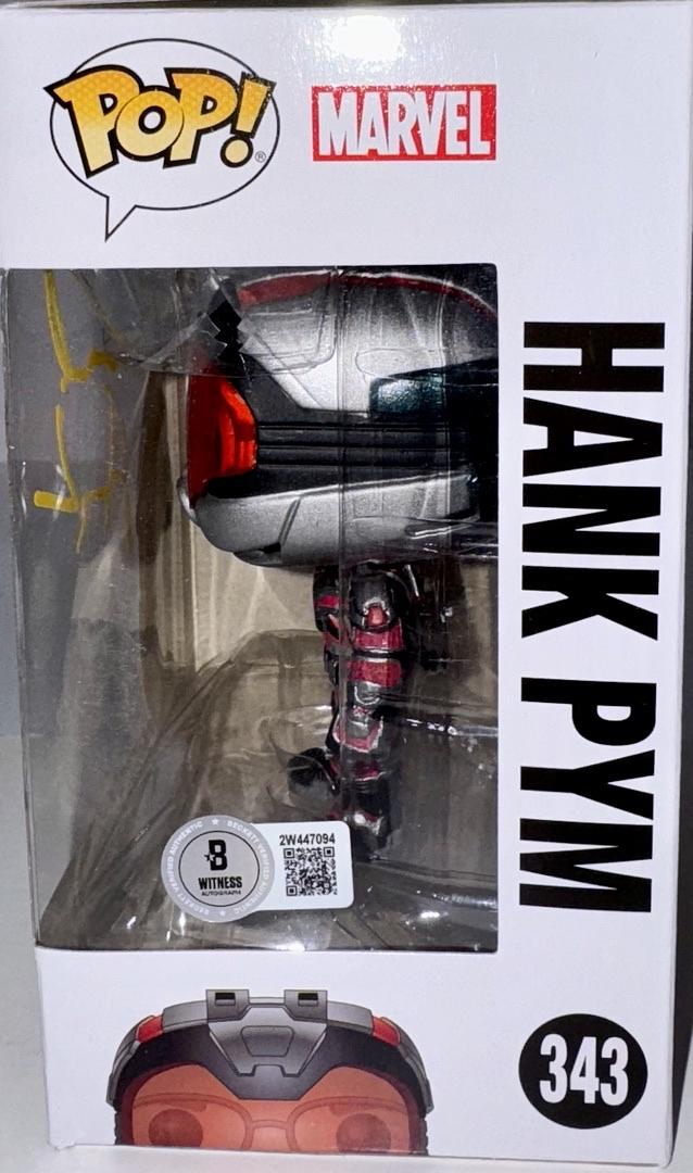 Michael Douglas Signed Funko Pop #343 "Hank Pym" (Ant-Man) - Beckett COA #04