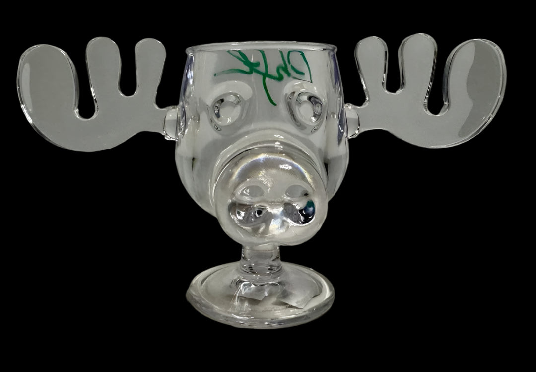 Chevy Chase Signed Acrylic Moose Mug (Christmas Vacation) - Beckett COA #02
