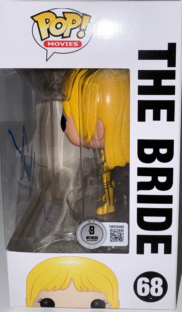 Uma Thurman Signed Funko Pop #68 The Bride (Kill Bill) - Beckett COA