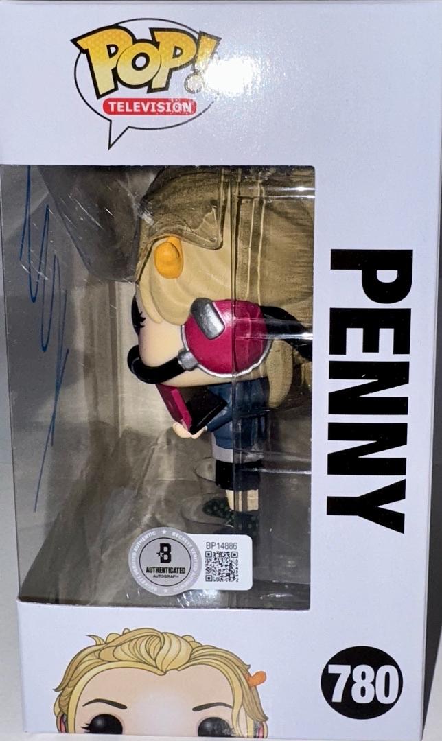 Kaley Cuoco Signed Funko Pop #780 "Penny" Big Bang Theory - Beckett COA