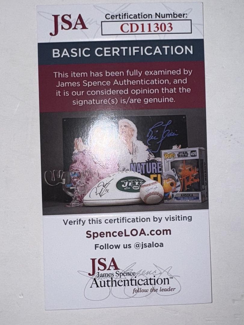 Gillian Anderson Signed Funko Pop #1613 "Dana Scully" (Blue Ink) - JSA COA #3