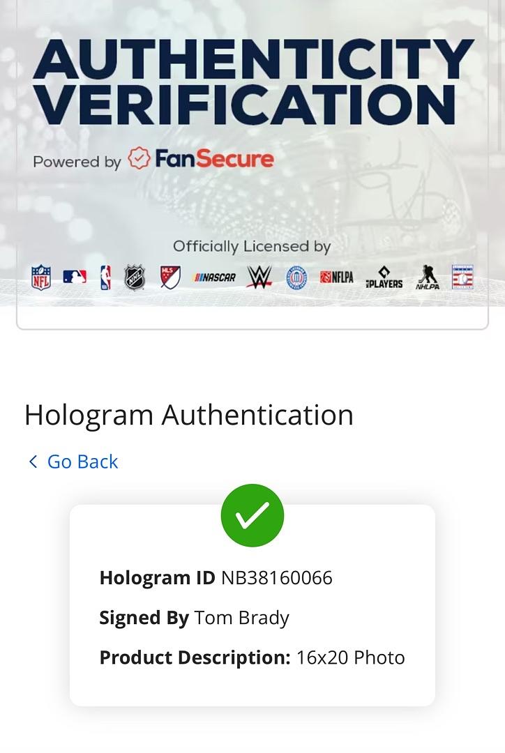 Tom Brady Autographed Patriots 16x20 Photo Fanatics COA