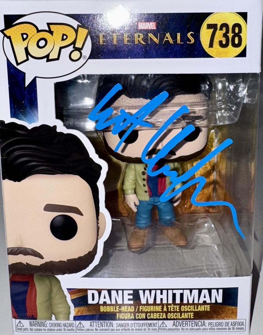 Kit Harington Signed Funko Pop #738 "Dane Whitman" (Marvel Eternals) - Beckett COA