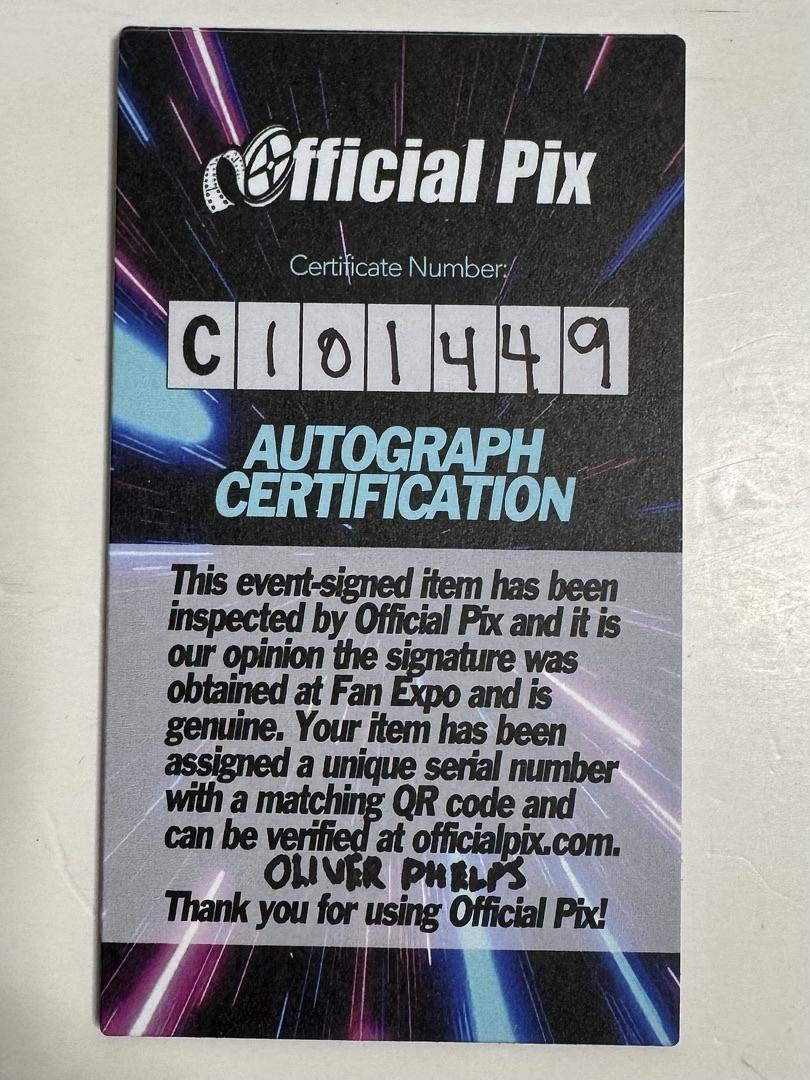 Oliver Phelps Signed Funko Pop #34 "George Weasley" (Harry Potter) - Official Pix