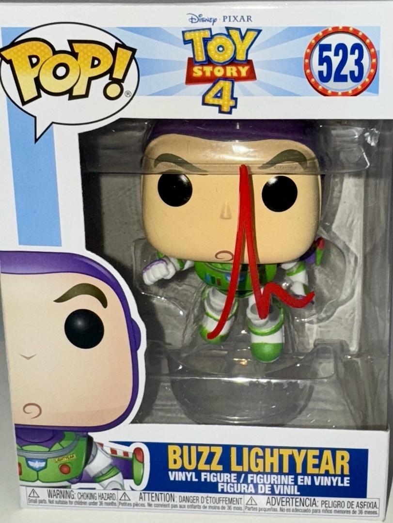 Tim Allen Signed Funko Pop #523 "Buzz Lightyear" (Toy Story) - PSA COA