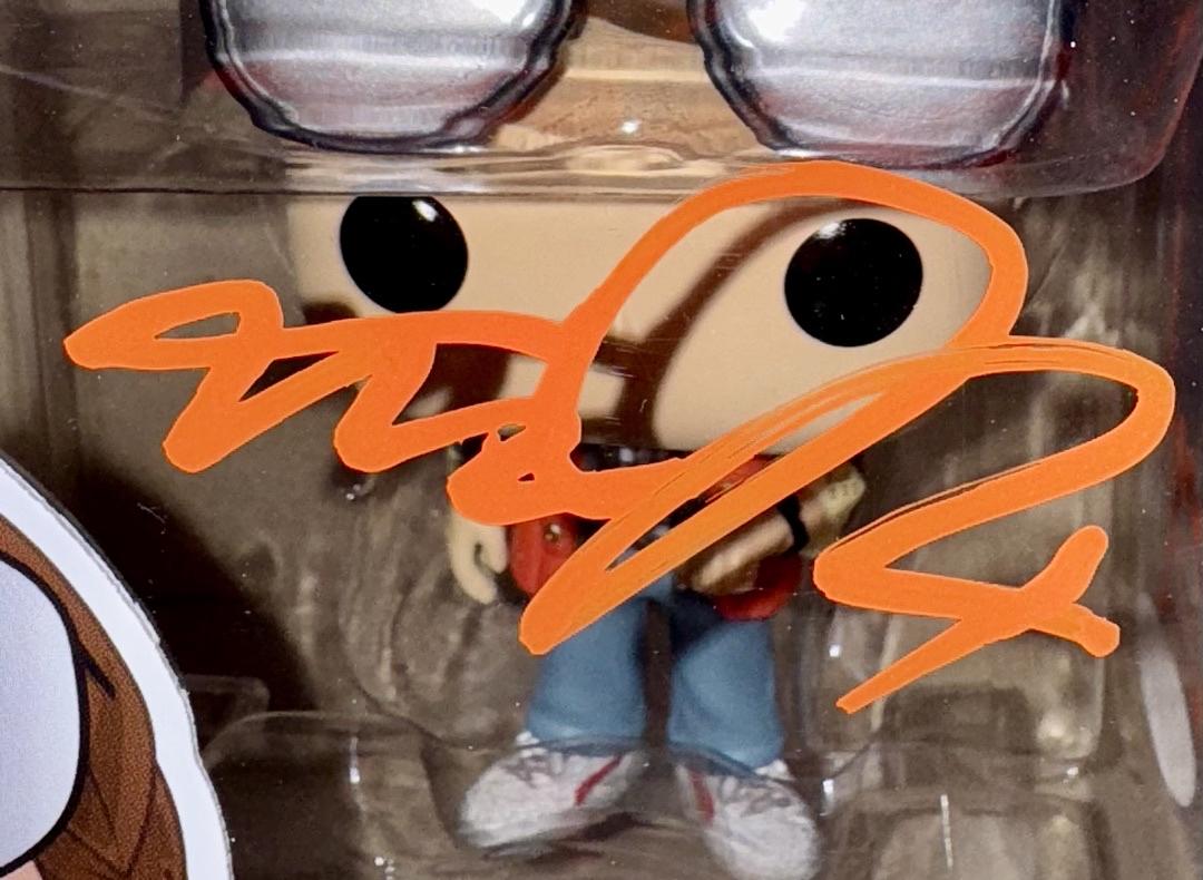 Michael J. Fox & Christopher Lloyd Signed Funko Pop #965 (Back To The Future) *EXTREMELY RARE DUAL SIGNED* - JSA COA
