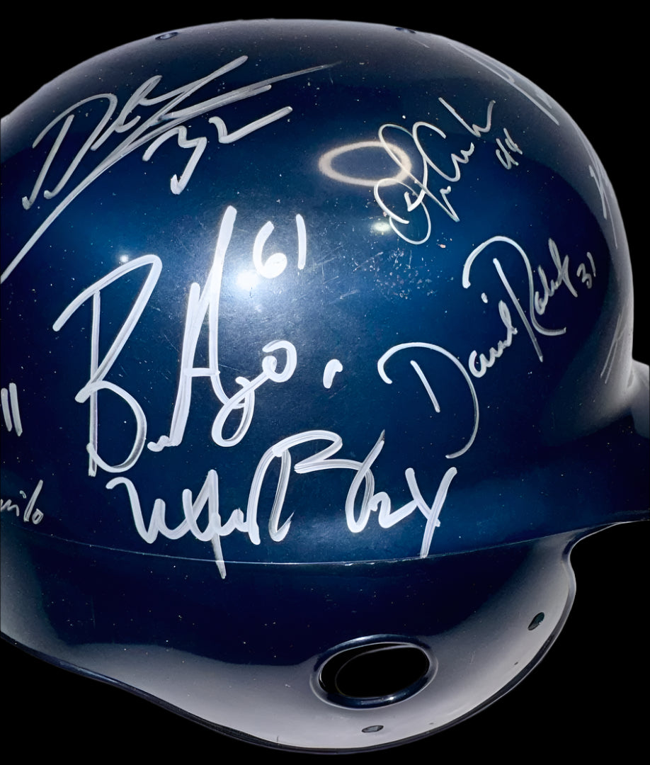 2004 World Series Team Signed Boston Red Sox Batting Helmet - Various COA