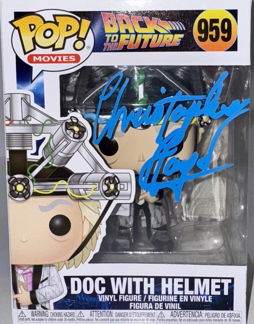 Christopher Lloyd Signed Funko Pop #959 "Doc Brown" (Back To The Future) - Beckett COA #02