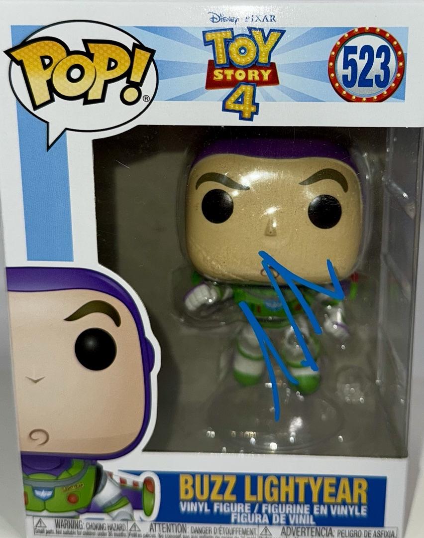 Tim Allen Signed Funko Pop #523 "Buzz Lightyear" (Toy Story) - Beckett COA