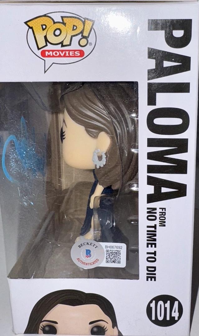 Ana De Armas Signed Funko Pop #1014 "Paloma" (James Bond) - Beckett COA
