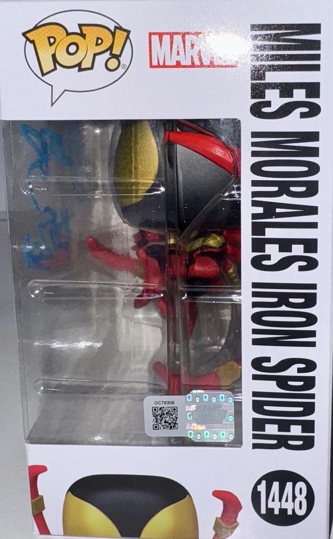 Nadji Jeter Signed Funko Pop #1448 "Miles Morales" (Spider-Man) - OC Celebrity Marketing