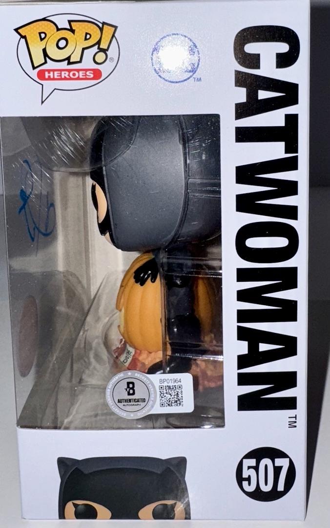 Halle Berry Signed Funko Pop #507 Catwoman (Blue Ink) - Beckett COA #3