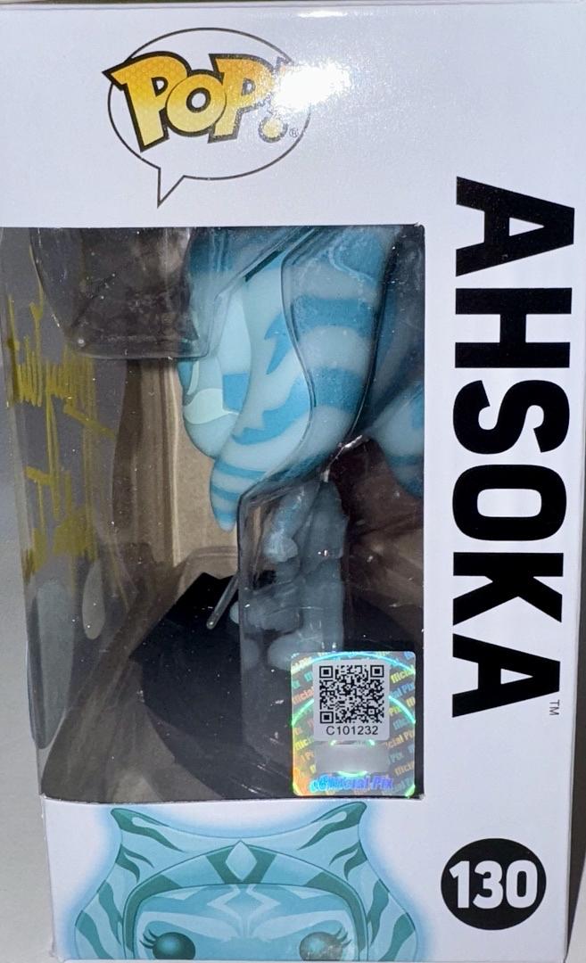 Ashley Eckstein Signed Funko Pop #130 "Ahsoka" (Star Wars Rebels) - Official Pix