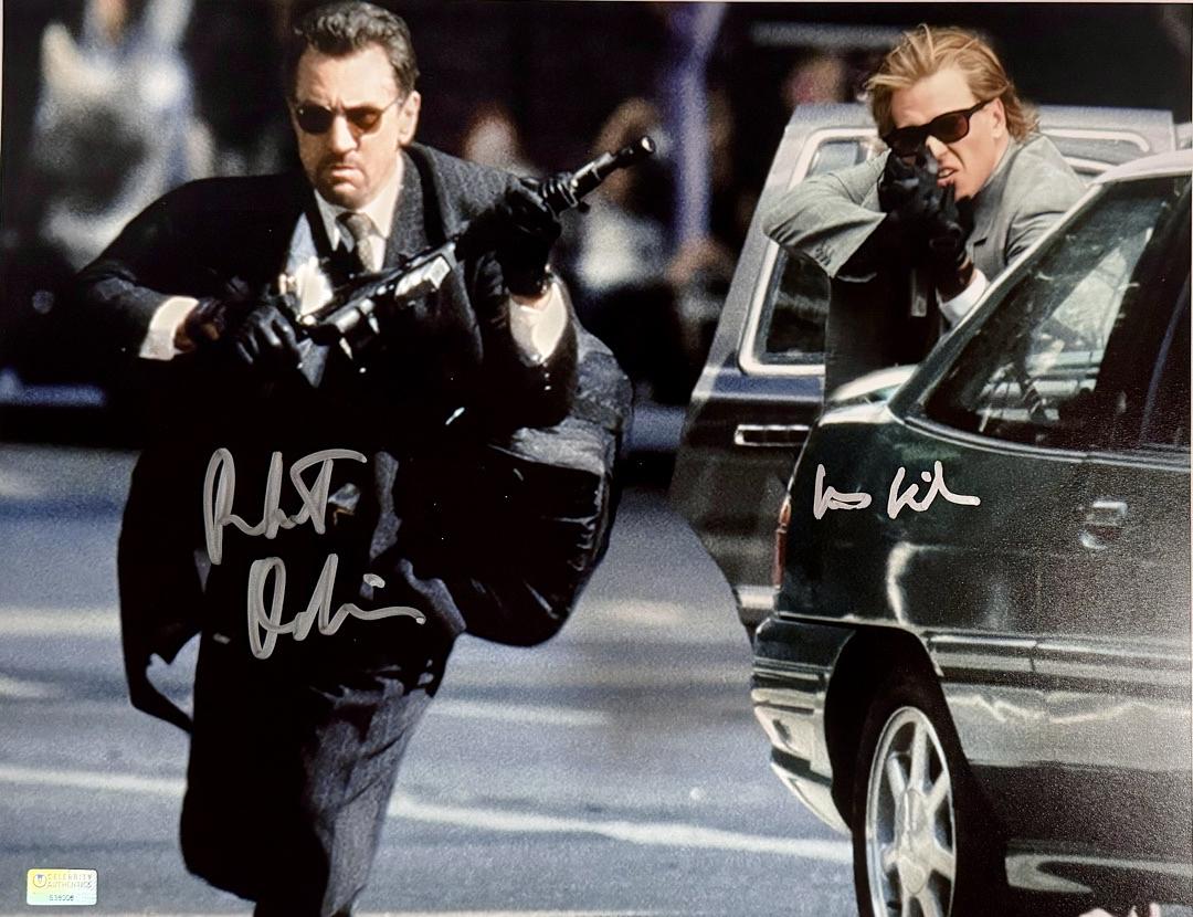 Robert DeNiro & Val Kilmer Signed 11x14 Heat - Beckett/Celebrity Authentics