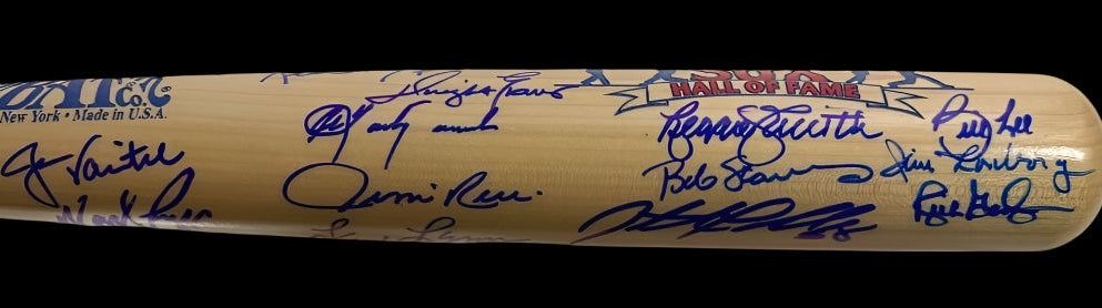 Red Sox Hall of Fame Alumni Autographed Cooperstown Bat Company Sure Shot / Beckett COA