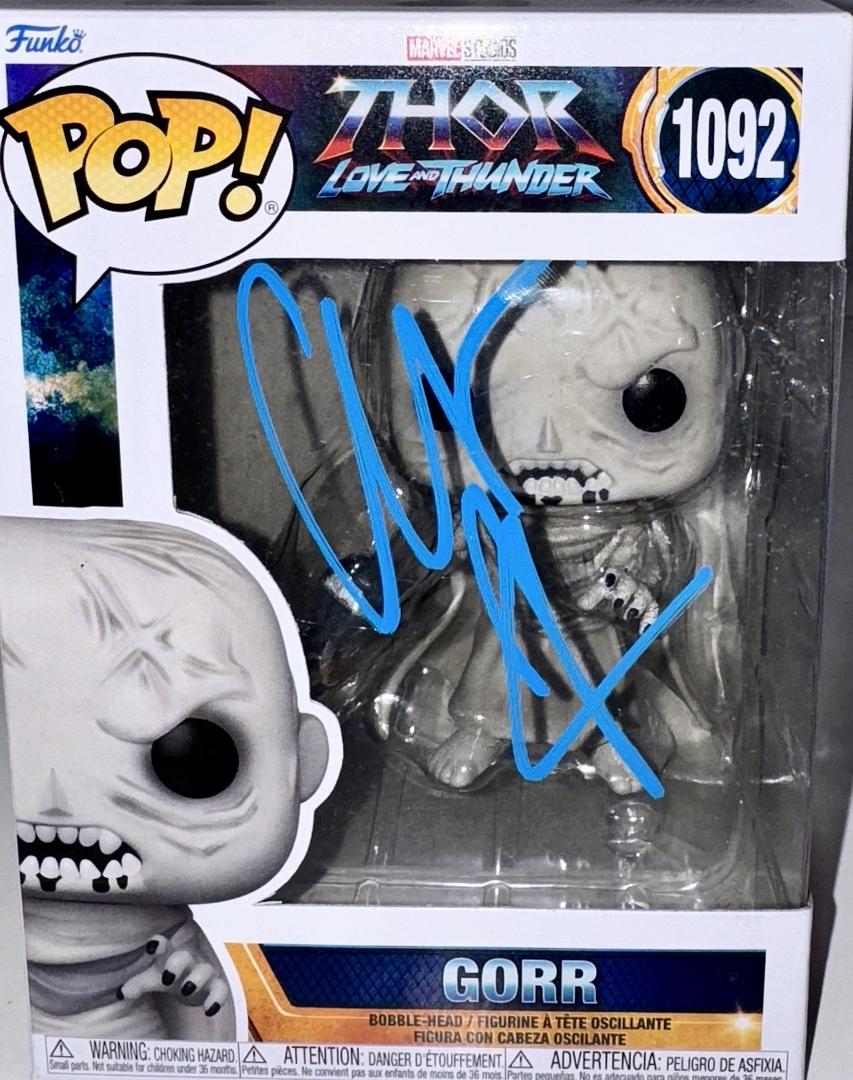 Christian Bale Signed Funko Pop #1092 Gorr (Thor Love & Thunder) - ACOA #01