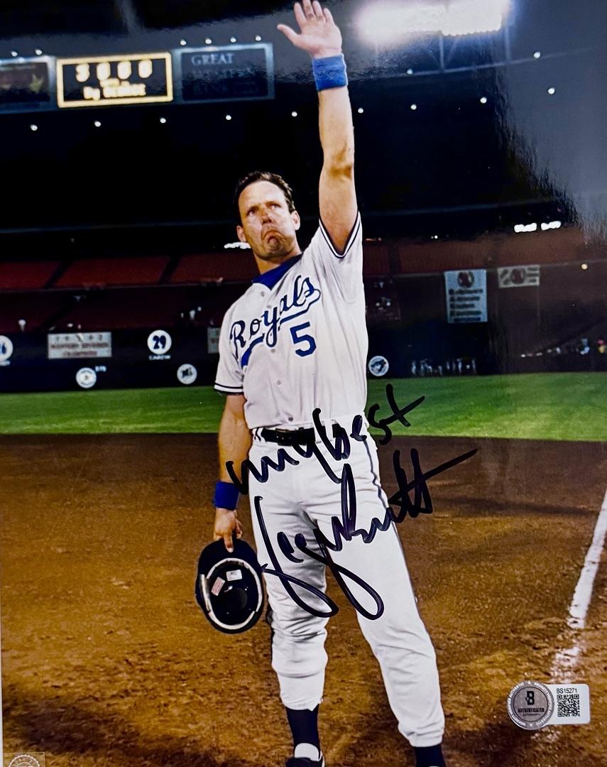 George Brett Signed 8x10 Photo Kansas City Royals - Beckett COA