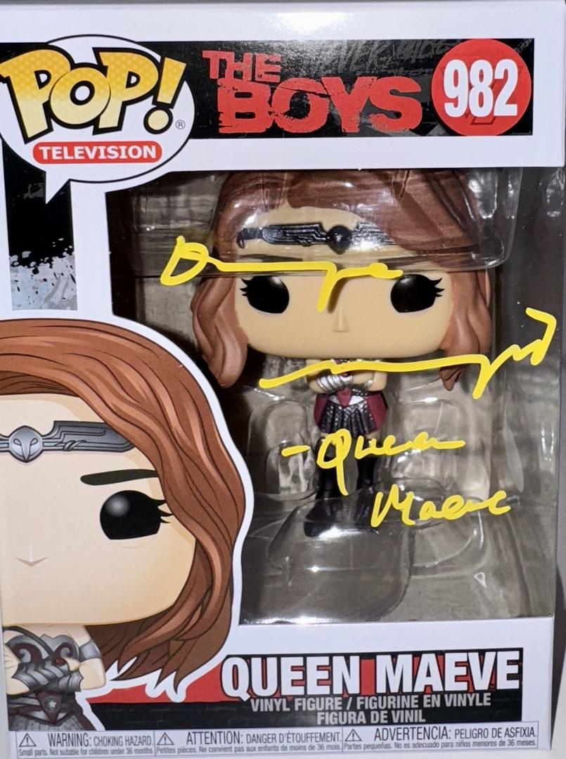 Dominique McElligott Signed Funko Pop #982 (The Boys) - JSA COA #02
