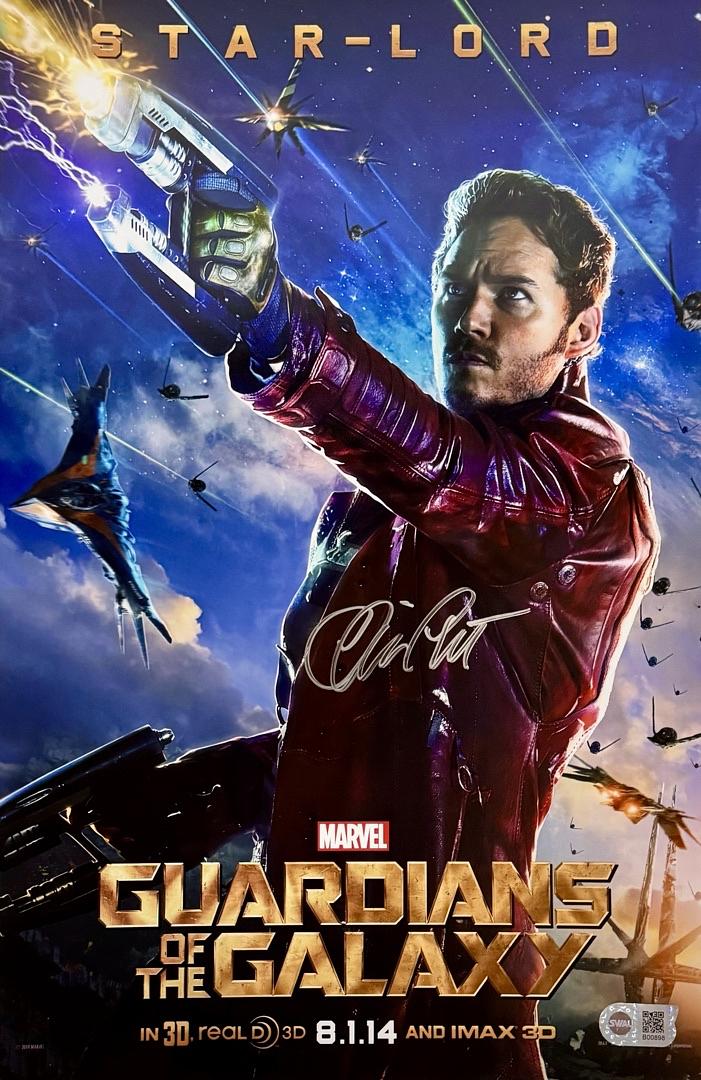 Chris Pratt Signed 11x14 Photo (Starlord GOTG) - SWAU COA #03