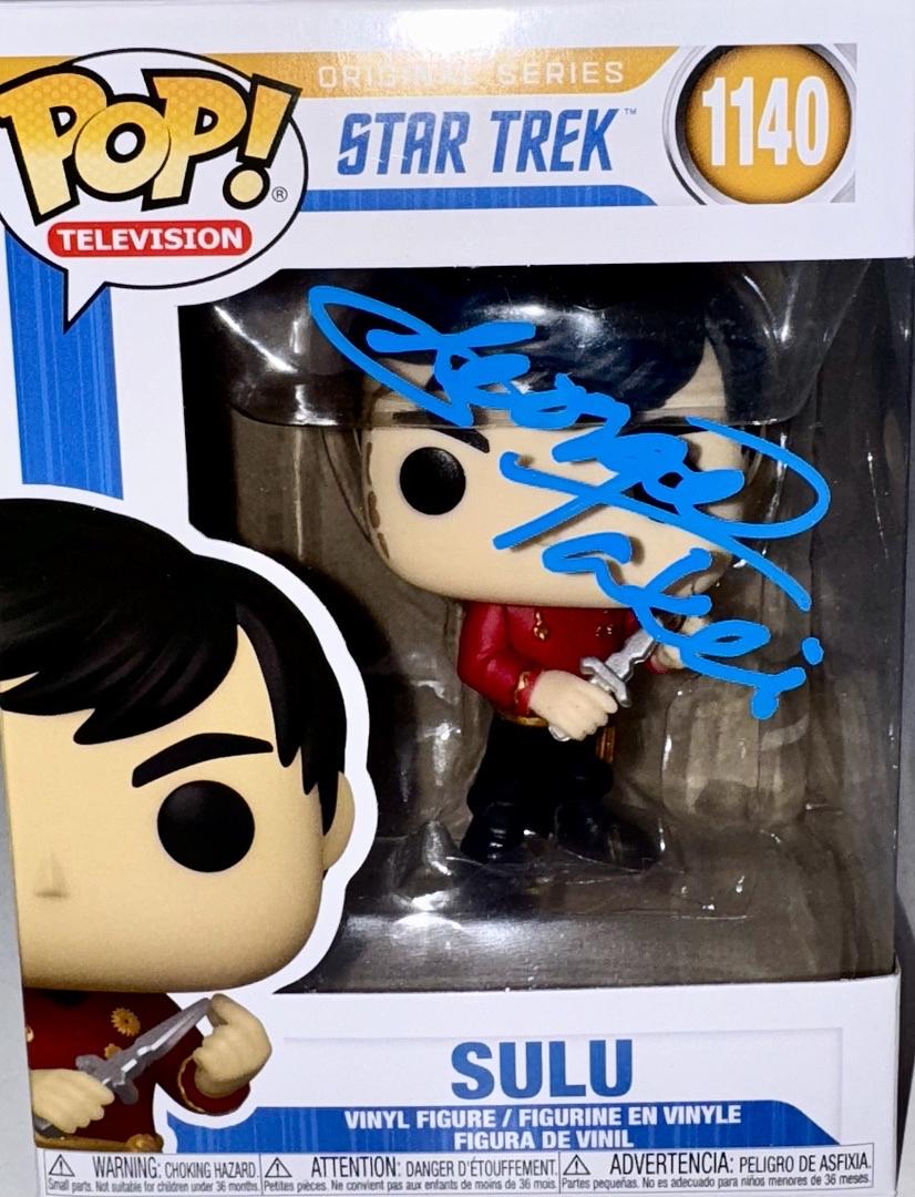 George Takei Signed Funko Pop #1140 "Sulu" (Star Trek) - Beckett COA #01