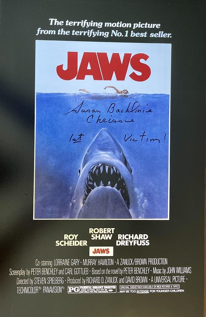 Susan Backlinie Signed 11x17 Photo (Jaws) Capital City COA #01